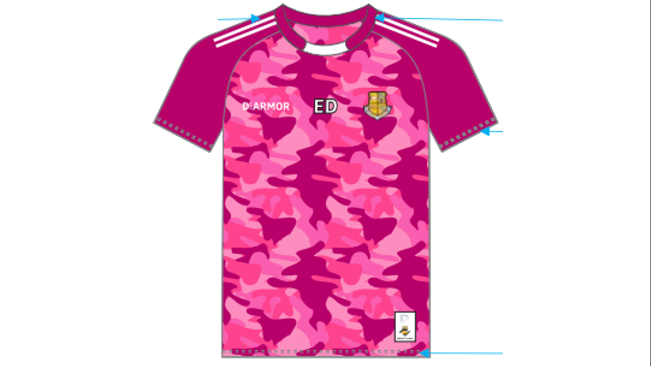 St. Joseph's Pink Camo Jersey - D ARMOR
